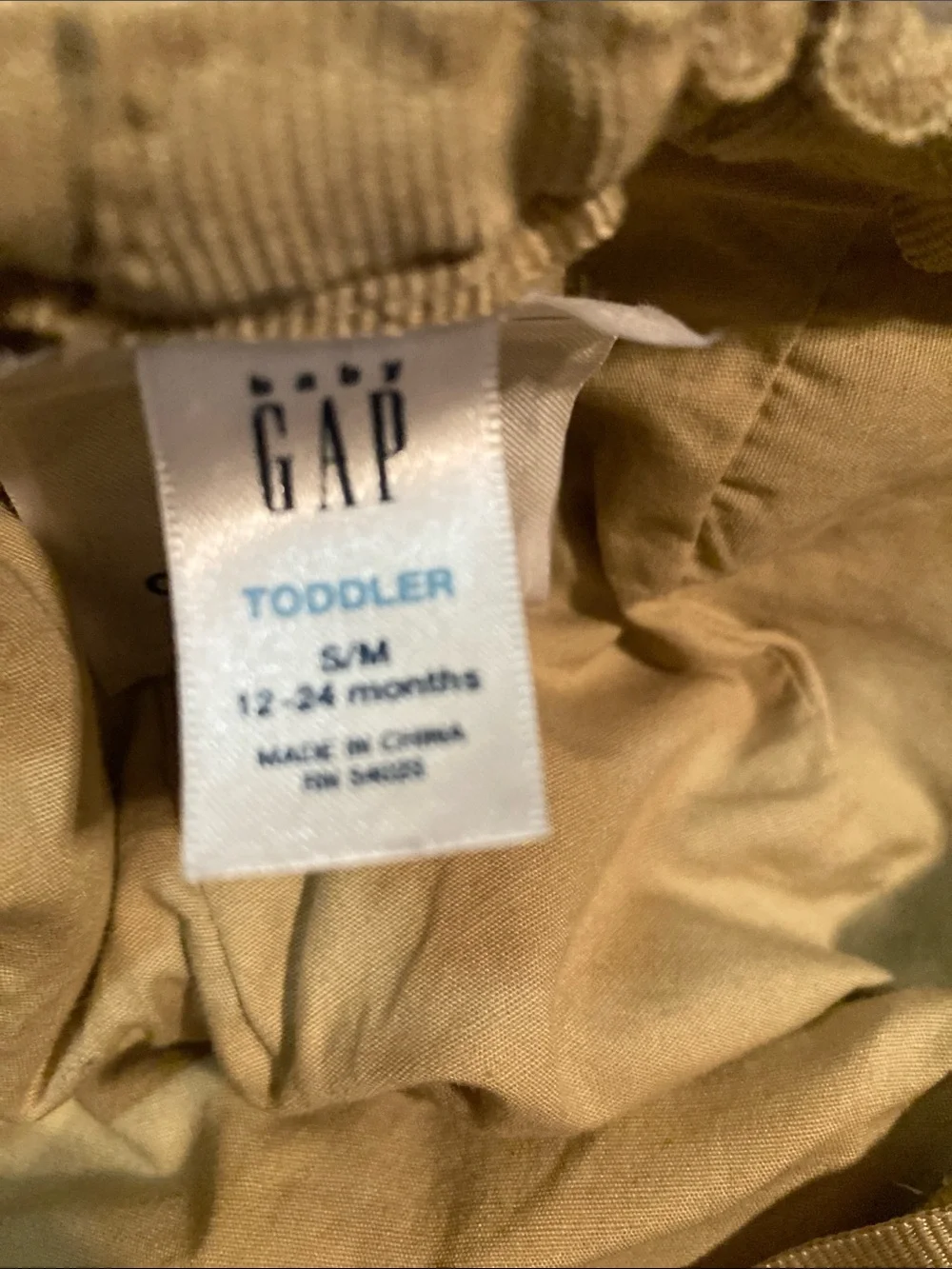 Vintage baby GAP Flat Cap Cotton Linen Blend